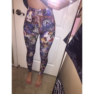 Multicolor Artsy Leggings Size Small/Pants Size 1